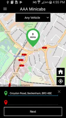 AAA Minicabs android App screenshot 3